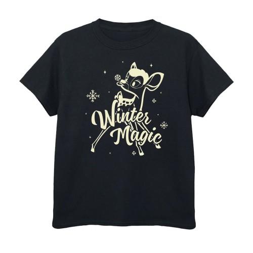 Bambi Girls Winter Magic Cotton T-Shirt