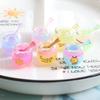 Luminous Gradient Honey Pot Keychain: Childlike Pendant Accessories with 3D Cup Design for DIY Phone Chains