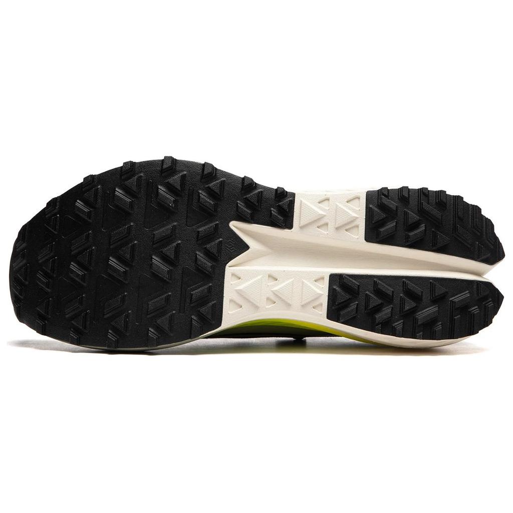 Li Ning Dilu Slip Resistant Abrasion Resistant Low top Casual Running Shoes Men's Black Green ARNU001-7