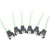 6Pcs Fuel Injectors Harness Connector Plug Replacement for Nissan Frontier 3.3L 2002-2004 for Nissan Xterra 2.4L 3.3L 2002-2004 16600-38Y10