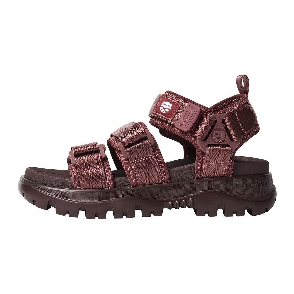 

Shaka Neo Bungee EX Size Comfortable Sports Sandals for Men and Perfect for Outdoors and Festivals Bordeaux, 22.0 cm, Women, Lightweight,