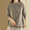 Sweatshirt for Women Cotton Oversize Hooded Thickened Loose Casual Pullover Long Sleeve Top Sweatshirt