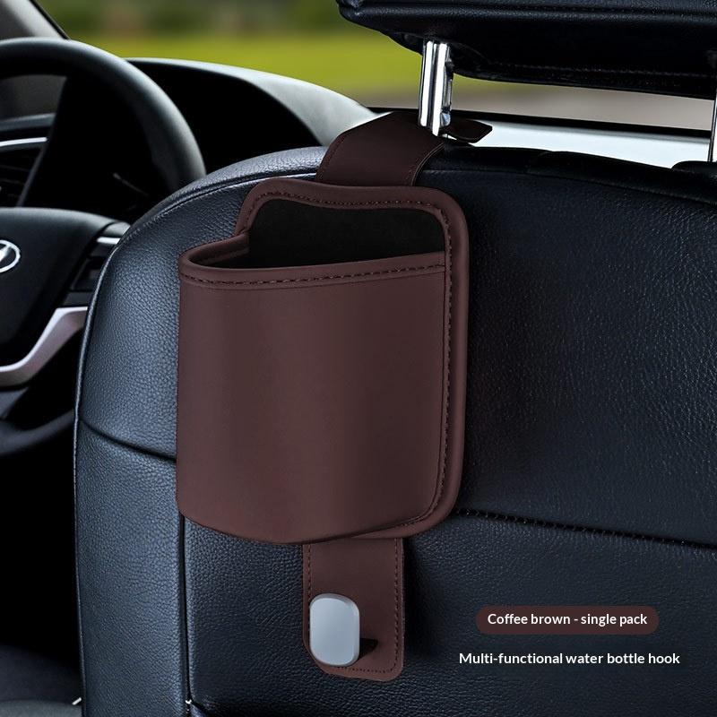 Car Seat Back Cup Holder Hook Rear Seat Hanging Drink Holder Organizer Box Universal Water Cup Box Storage Rack Pocket