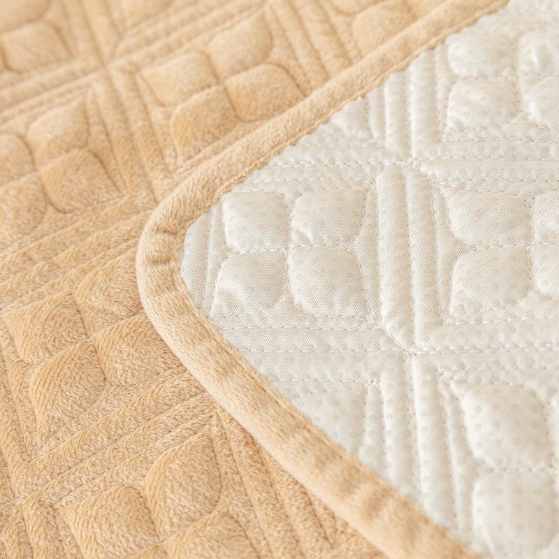 Полотенце для дивана в кремовом стиле для гостиной — фото 6