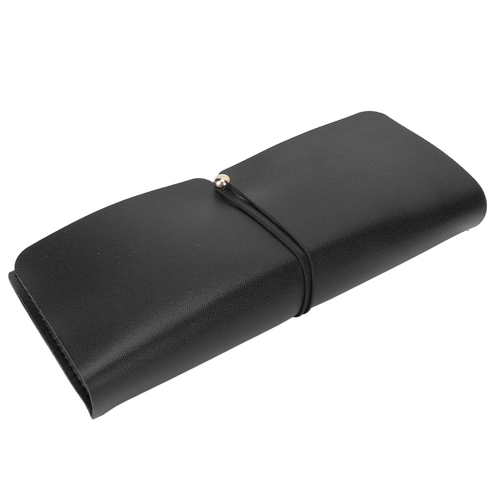 Eyeglasses Case PU Leather Simple Fashionable Portable Goggles Glasses Case for Office Worker Student