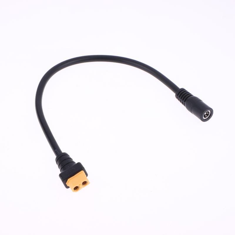1Pc XT60 Male/Female to DC5521/DC5525 Power Cable - 15AWG Battery Charging Adapter Cable