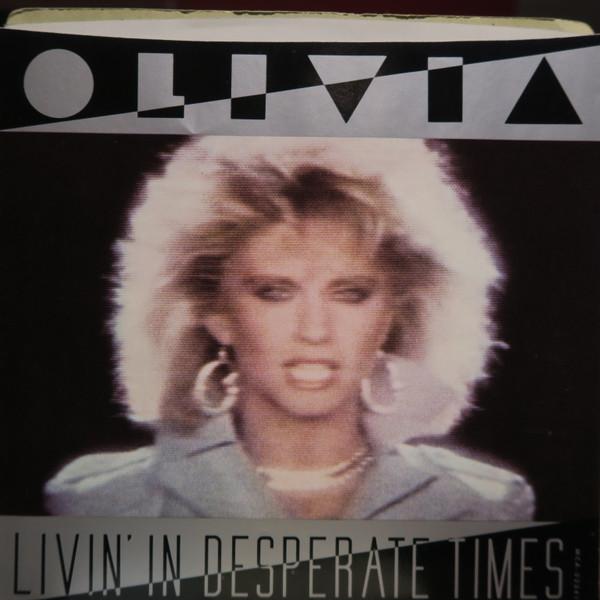 

7inch Record OLIVIA NEWTONJOHN Livin In Desperate Times MCA52341 MCA Records 1984 Canada Dance Electronica Used