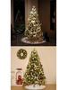 Large Encrypted Flickering Christmas Tree Ornament Set for Living Room Decor