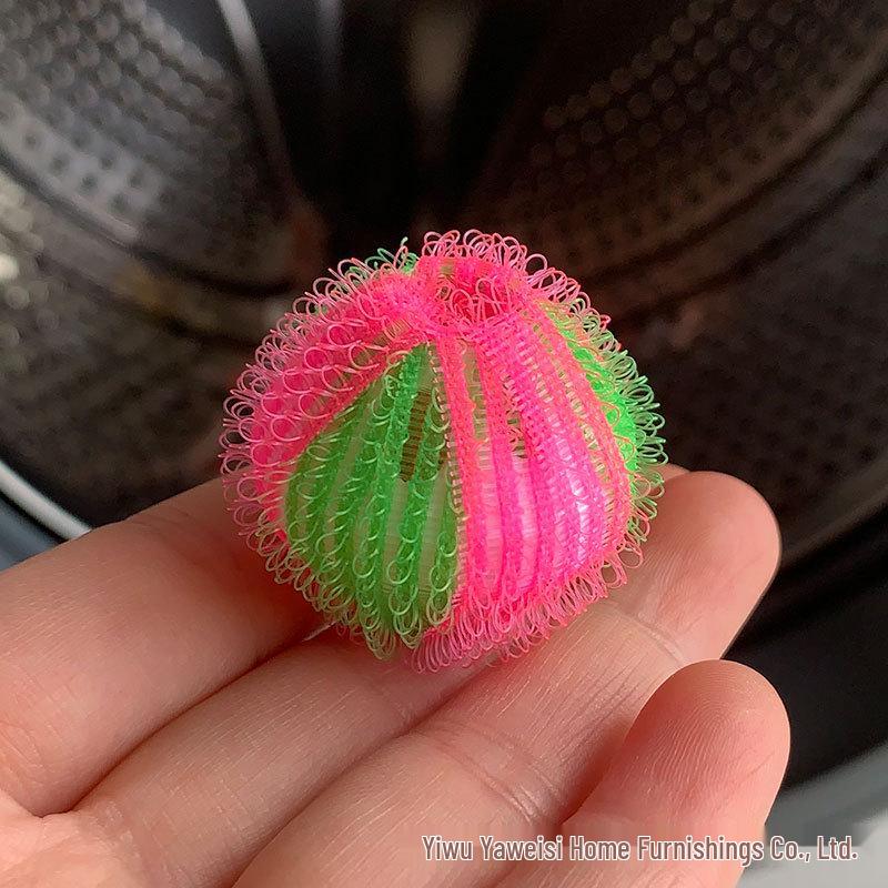 Anti-Tangle Nylon Laundry Balls for De-linting and Hair Removal In Washing Machines
