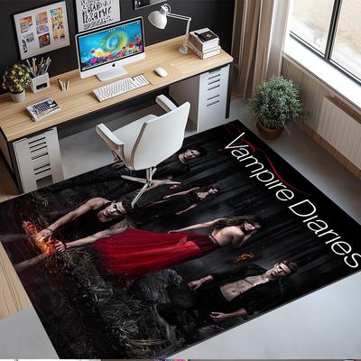 Vampire Diaries Printed Carpet,Rug,for Office Chair Living Room Bedroom Kitchen Room Decor Gifts.
