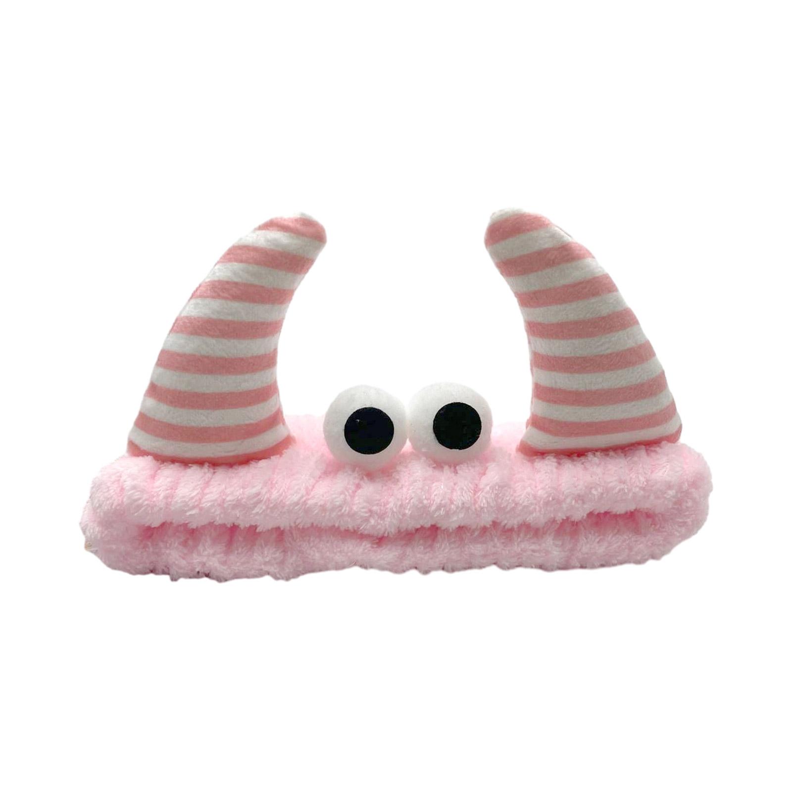 

Смешной ободок с рогом для украшения вечеринки, для музыкальных фестивалей, реквизит для фотобудки для девочек, для умывания лица, для макияжа розовый