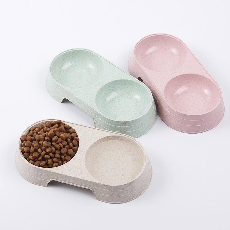 Bol pentru animale de companie Bol pentru mâncare pentru pisici și câini Ușor de curățat Anti-răsturnare Plastic Îngroșat Bol pentru câini Bol pentru animale de companie Pisici