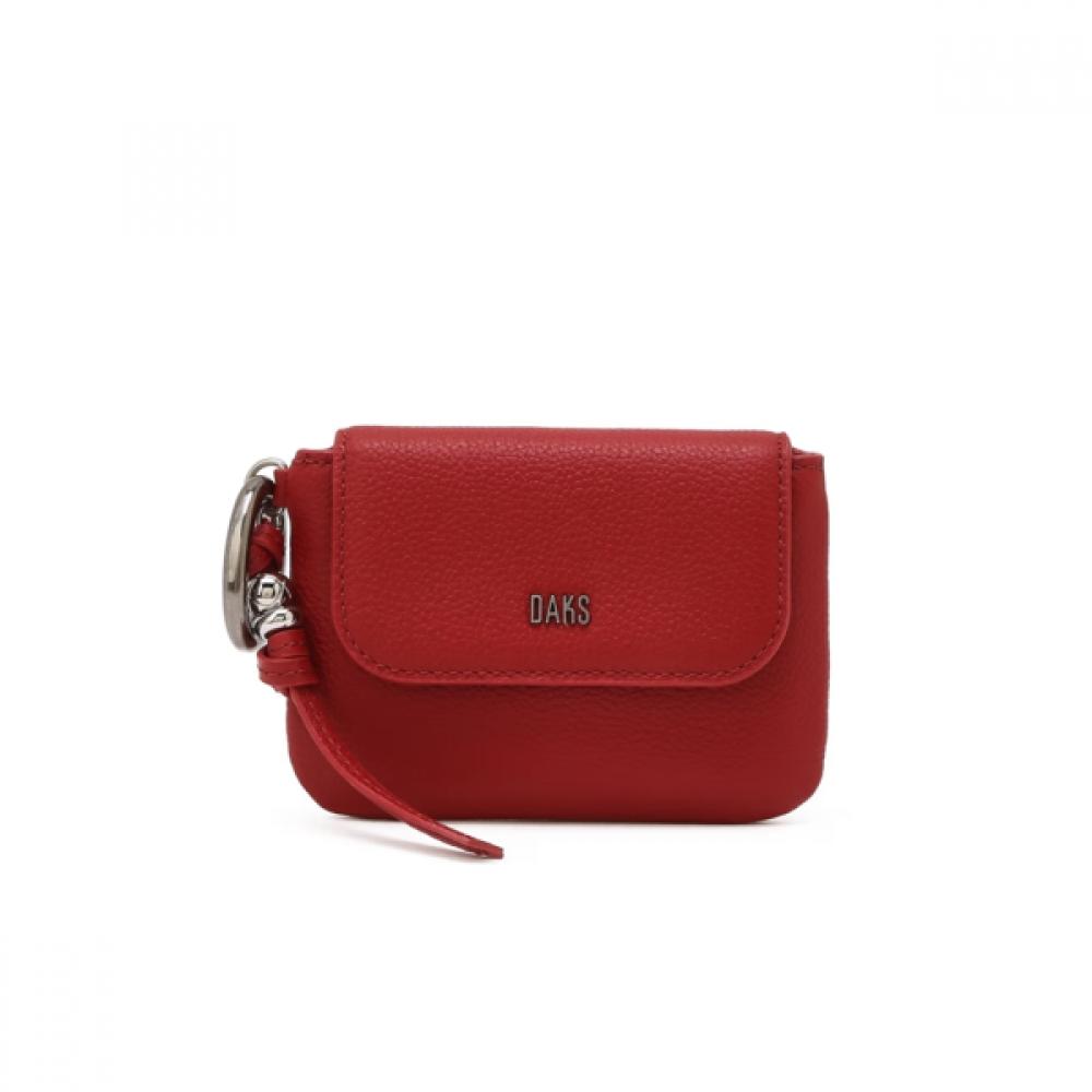 Daks Leather Wallet Card Red Dcho6f761r2
