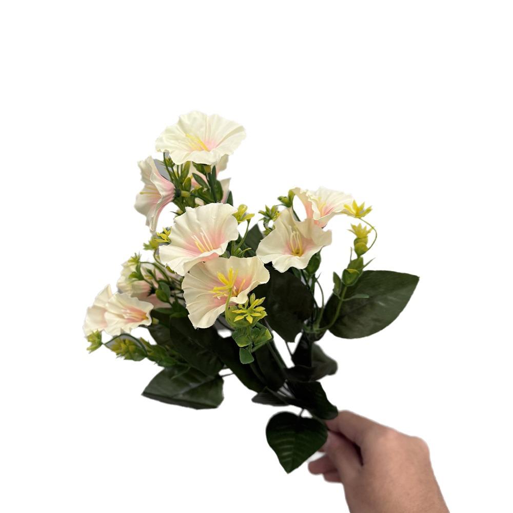 

Fashion Handmade Craft Artificial Flowers Trumpet Flower Festival Party Supplies Fake Flowers DIY Floral Bridal Bouquet Outdoor