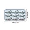9 Cavity Crocodiles Silicone Mold For Baking Cake Chocolate Candy Making Food Safe Easy Releases Dessert Mould