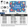 Gifts Underwater Themed Birthday Photo Backdrop, Polyester Banner for Home Room Wall Decor