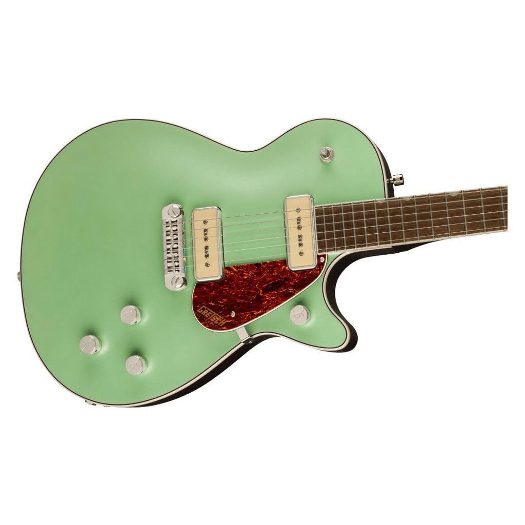 GRETSCH Two 90 Electric Guitar with Laurel Broadway and Soft Case G5210-P90 Electromatic® Jet™ Single-Cut Wraparound, Fingerboard, Jade,