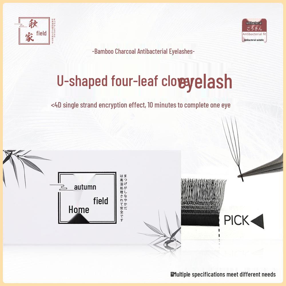 

Akita House U-Shaped Clover Lash Extensions, Beginner-Friendly, Soft & Natural, No Scatter. 0.07 C Curl