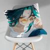 Cute XXiao Genshin Impact Pillowcase for Sofa Room Office Decor Printing  Merchandise AllMatch Cushion Cover