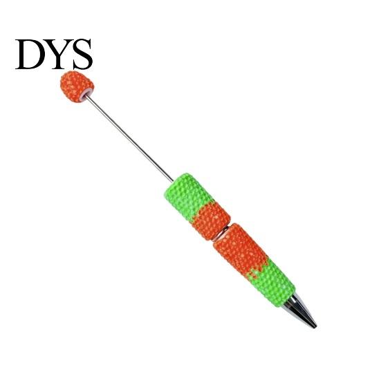 DIY Crafting Pens Beadable Pen, Colorful Fancy Beaded Ballpoint Decorative Gift for Students, Party Favors, Creative Office Supplies Giftable