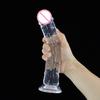 Soft Jelly Dildo Realistic Penis Dick Suction Cup Masturbator  Anal Vagina G-spot Adult Sex Toys