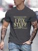 Summer Men's Short Sleeve T-shirt Top Loose Large 3D Printed Men's T-Shirt Oversized Funny Graphic Tees for Men Sum