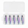 5PCS Zinc Alloy Vib Blade Lure with Treble Hooks Swimbait Lure Fishing Blade Bait  For Freshwater