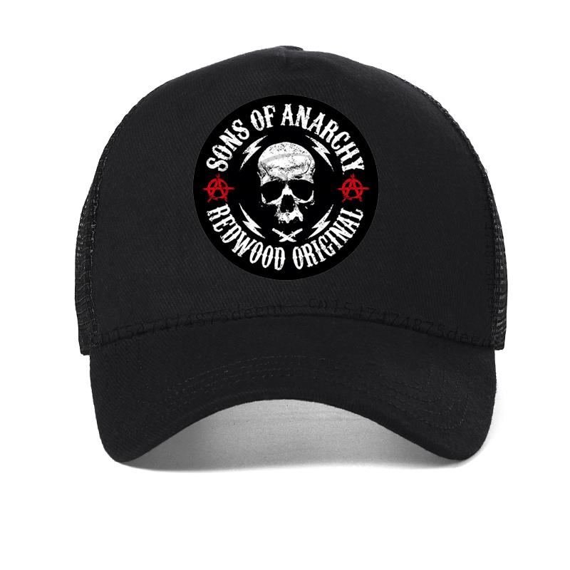 SAMCRO Baseball Cap SOA Sons of Anarchy Skull Casual Snapback Hat Fashion skull High Quality Racing Motorcycle Sport hat