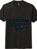 "Custom Motroms" Vintage Motorcycle T-Shirt - Unisex Biker Retro Tee