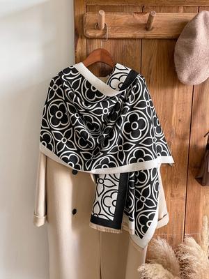 Nuovo Design di Lusso Inverno Cashmere Scialli Sciarpe Donna Scialli Sciarpe Lady Pashmina Bufanda Coperta Stole Femminili Caldo Spesso