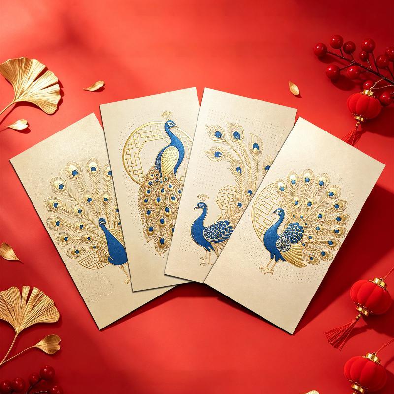 8Pcs Chinese Spring Festival 2027 Goat Year Red Envelopes Money Pockets Wedding Party Favors Hongbao