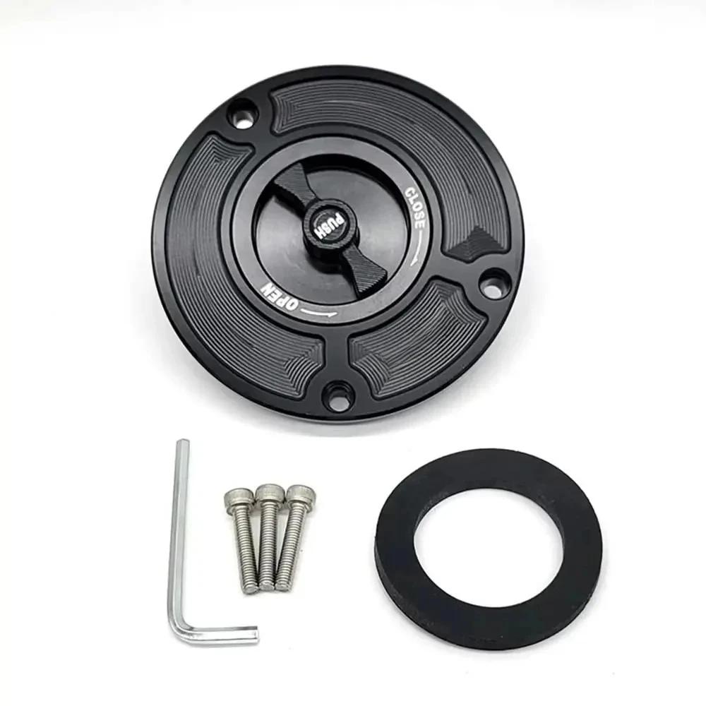 Motocycle CNC Fuel Tank Cap Cover For Kawasaki Z650 2017-2019 Z800 2013-2019 Z1000 2007-2017 Z750 /R 2007-2012