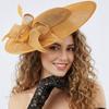 Exquisite Mesh Bow Headband French Vintage Kentucky Hat Fashion Tea Party Hat  Photography