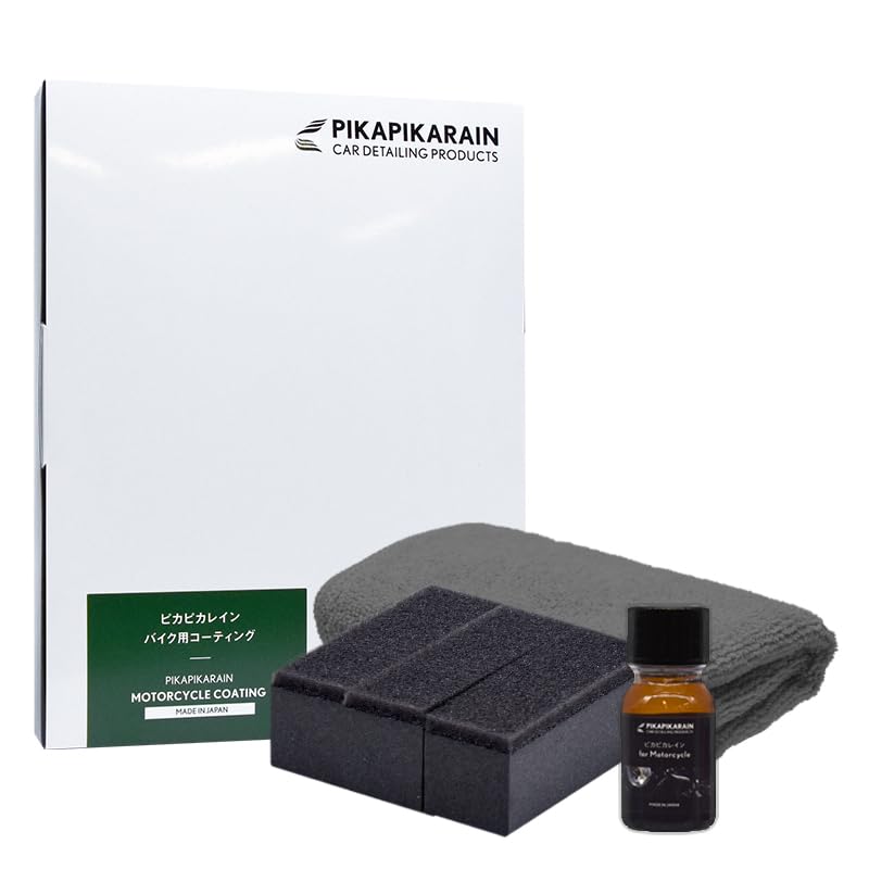 

Pika Pika Rain Hardening Glass Coating Agent for Motorcycles and Small Cars [High Durability, Slippery Water, 10ml] Glass Coating Agent, Glass Co