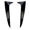 Car Rear Window Side Spoiler Rear Side Spoiler Canard Splitter For BMW X4 G02 ABS Gloss Black Auto Replacement Parts 2019-2022