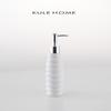 Modern Irregularly Shaped Ceramic Lotion Bottle for Hotel Bathroom Shampoo Dispensing Bottle Colorful Press-type Soap Dispenser