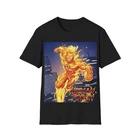 Human Torch T Shirt Marvel Fantastic Four Flame Tee L