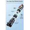 Powerful Suction Handheld Vacuum Cordless Dust Buster Car Vacuum Cleaner  Dual Use