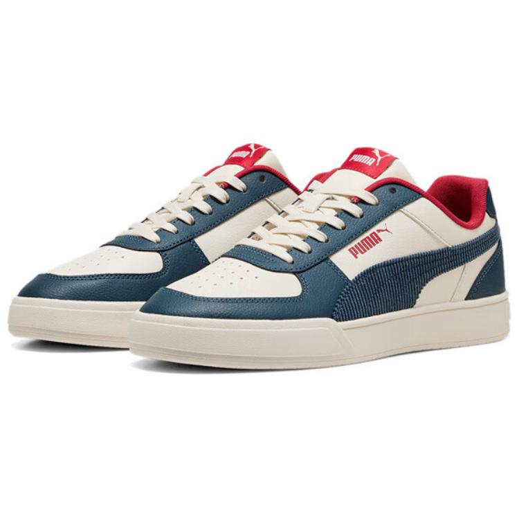 Puma Caven Mix Varsity Comfortable Fashion Low-Top Sneakers Unisex Sneakers Blue White 401736-01