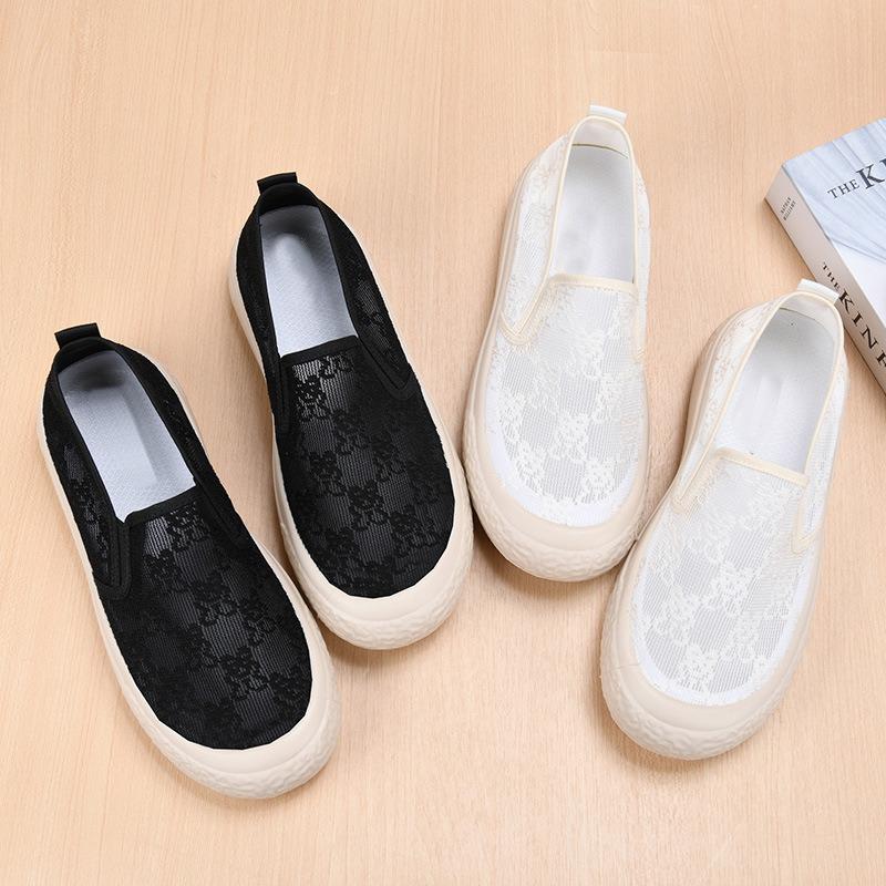 Summer New Female Fisherman Shoes Flat Lazy One-pedal Single Shoes Casual Trend Versatile Mesh Shoes