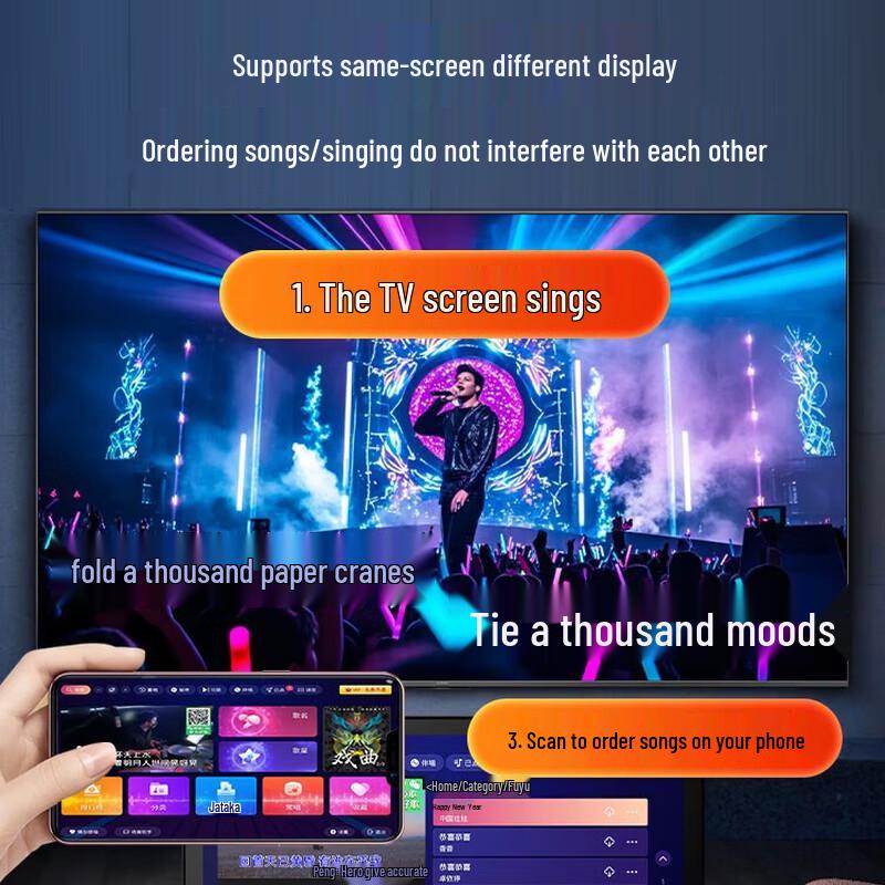 SANSUI E93 Portable KTV Karaoke Speaker System