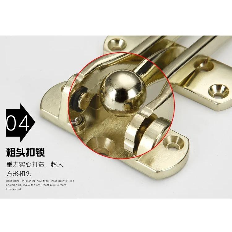 Apstelle Anti-theft Buckle Door Lock Buckle Safety Chain Door Buckle Door Chain Back Lock Safety Hotel Bolt