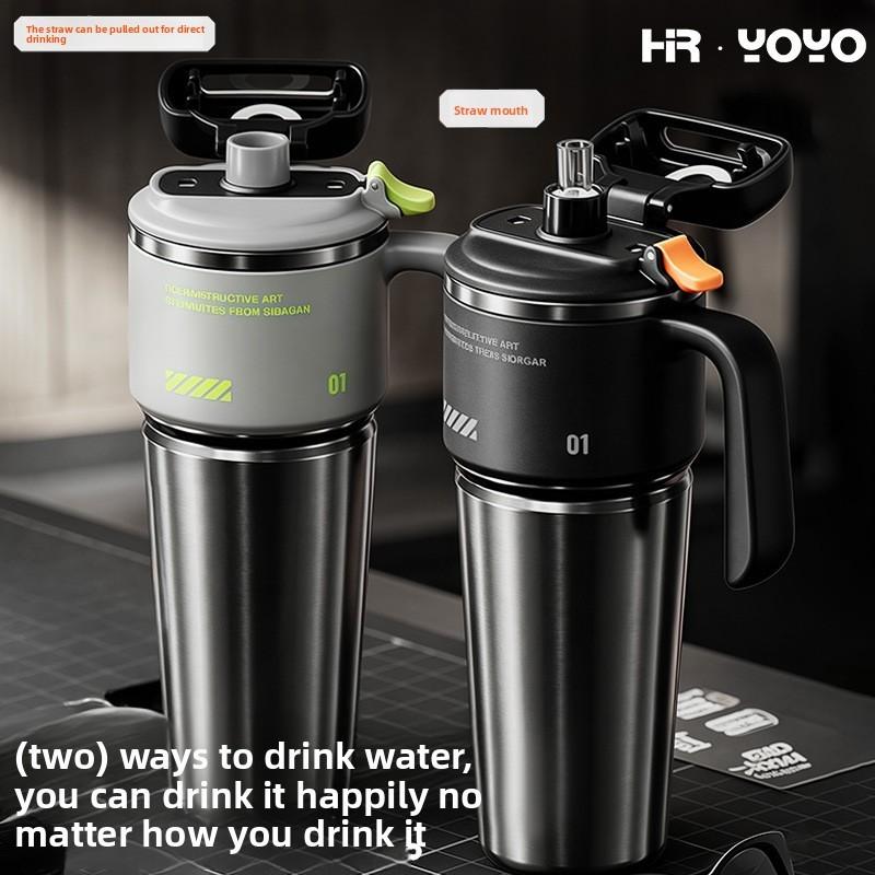 Stainless Steel Insulated Travel Mug With Leakproof Lock For Commuting And Home Use