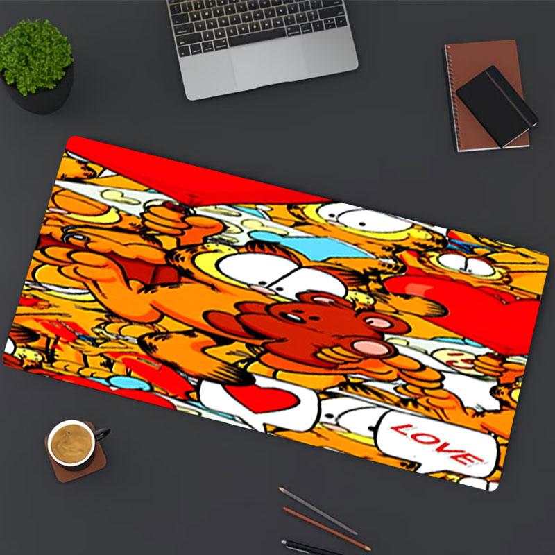 Garfield Print Mouse Pad, for Keyboard Pad Laptop PC Mat for Office Home Use, Desk Decor, Perfect Birthday Gift for Gamers