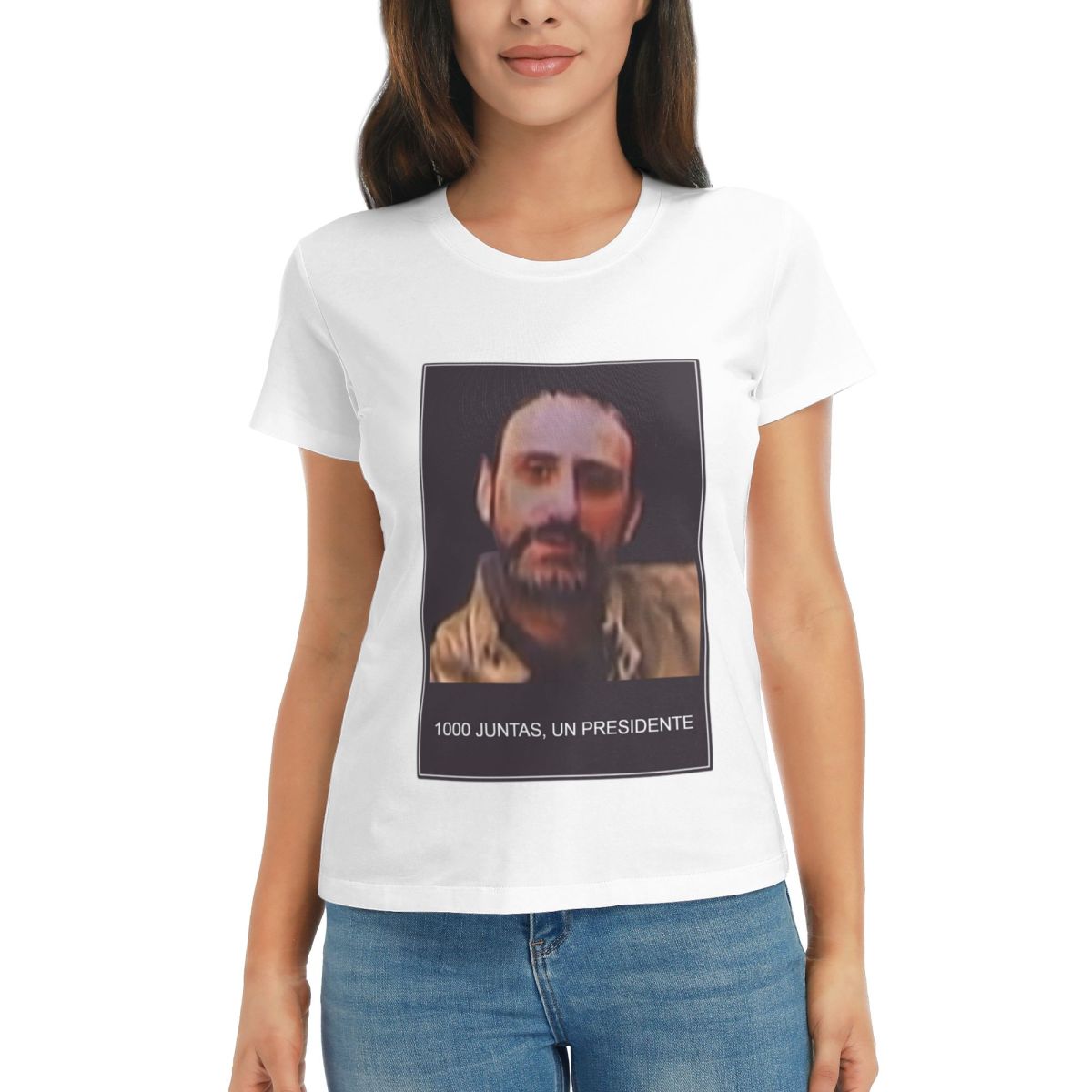 

Women TShirt Juan Costs 1000 Boards A President Summer Short Sleeve Tees Crew Neck Cotton T Shirts Clothes Tops Streetwear S