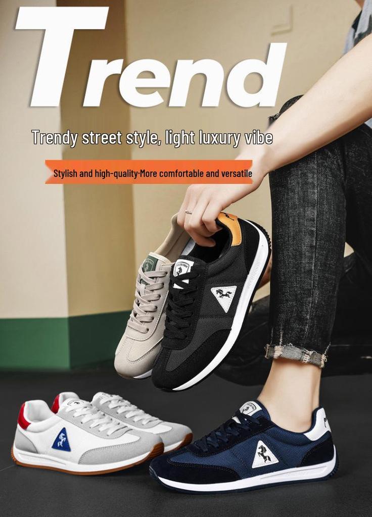 Atmungsaktive Outdoor-Laufschuhe für Herren - Vielseitige, weiche Sohle, Freizeit-Sneaker