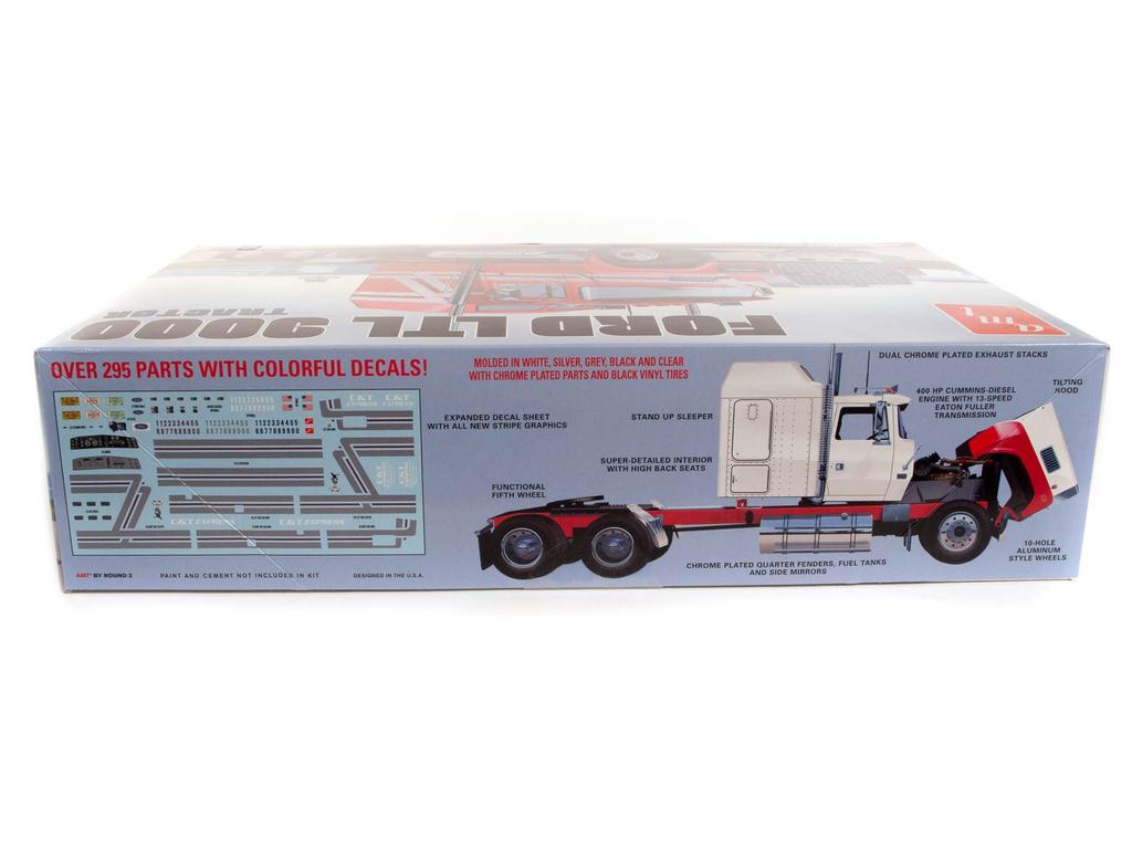 Amt AMT Ford LTL 9000 Plastic Model AMT1238 1/24 Semi-Tractor
