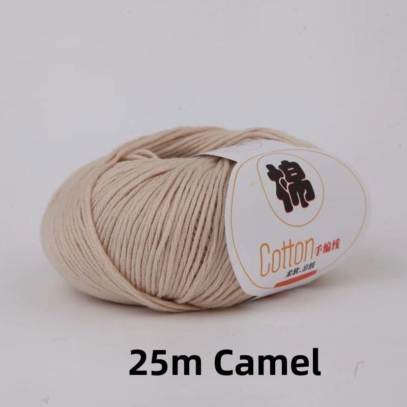 4-Ply Hand Knitted Cotton Yarn for Baby Milk Cotton DIY Wool Ball Children Sweater Fabric Cotton Tead Baby Knitting Yarn