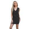 Strap V-neck Vest Casual Skirt Set Straps V-neck Vest Casual Skirt sets