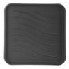 Black Plastic Shoe Drip Mat 38x38cm